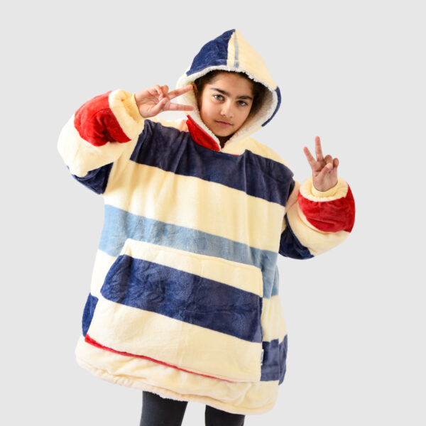 Stripy Kids Puffee - Image 2